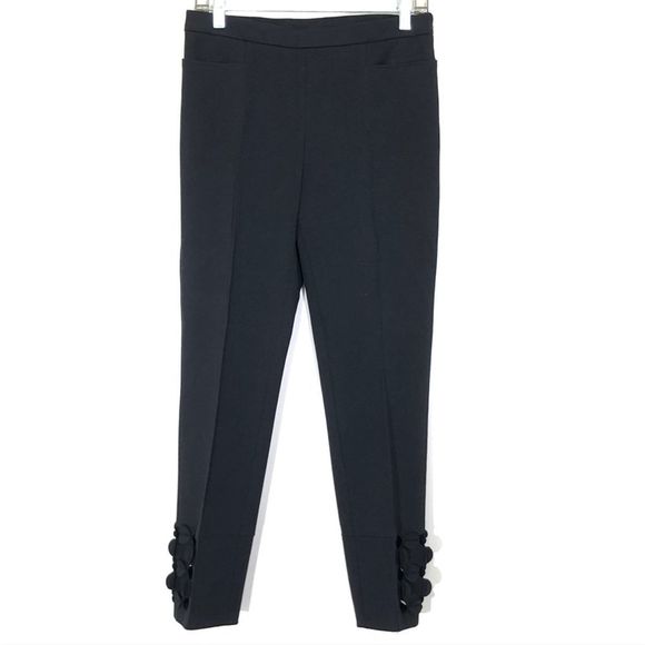 Akris Punto Pants - Akris Punto Scallop Cutout Cropped Pants